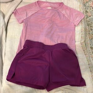 Pink and Purple Activewear Set